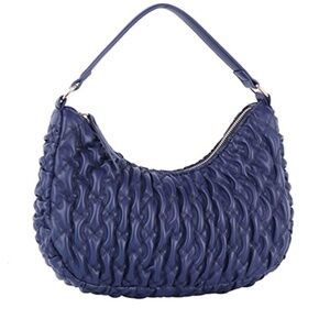 Crescent Leather Shoulder Bag